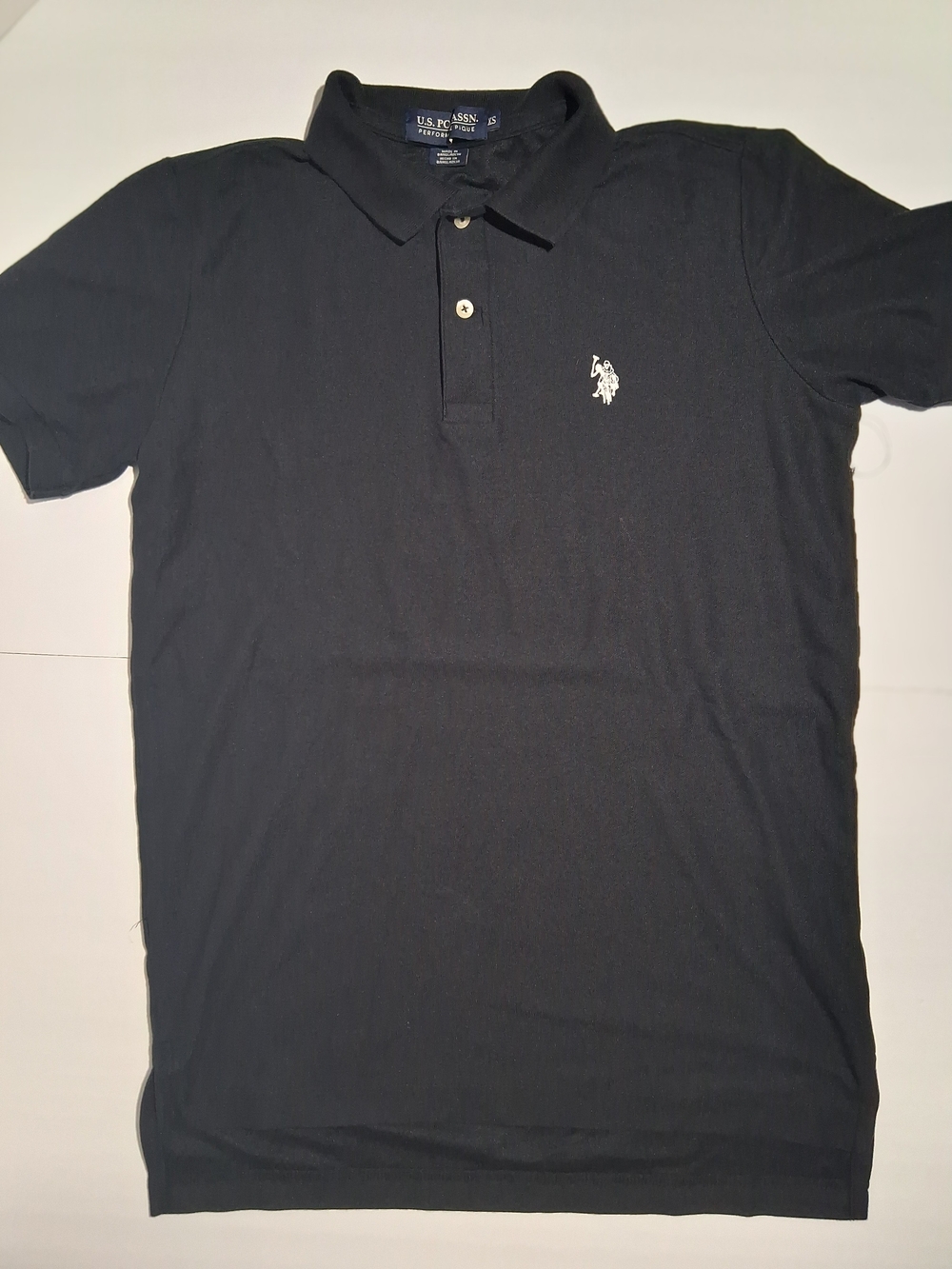 U.S. Polo Assn. Men's Black Polo Shirt